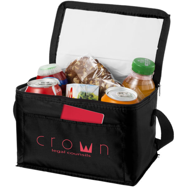 Kumla cooler bag 4L – Solid black with logo