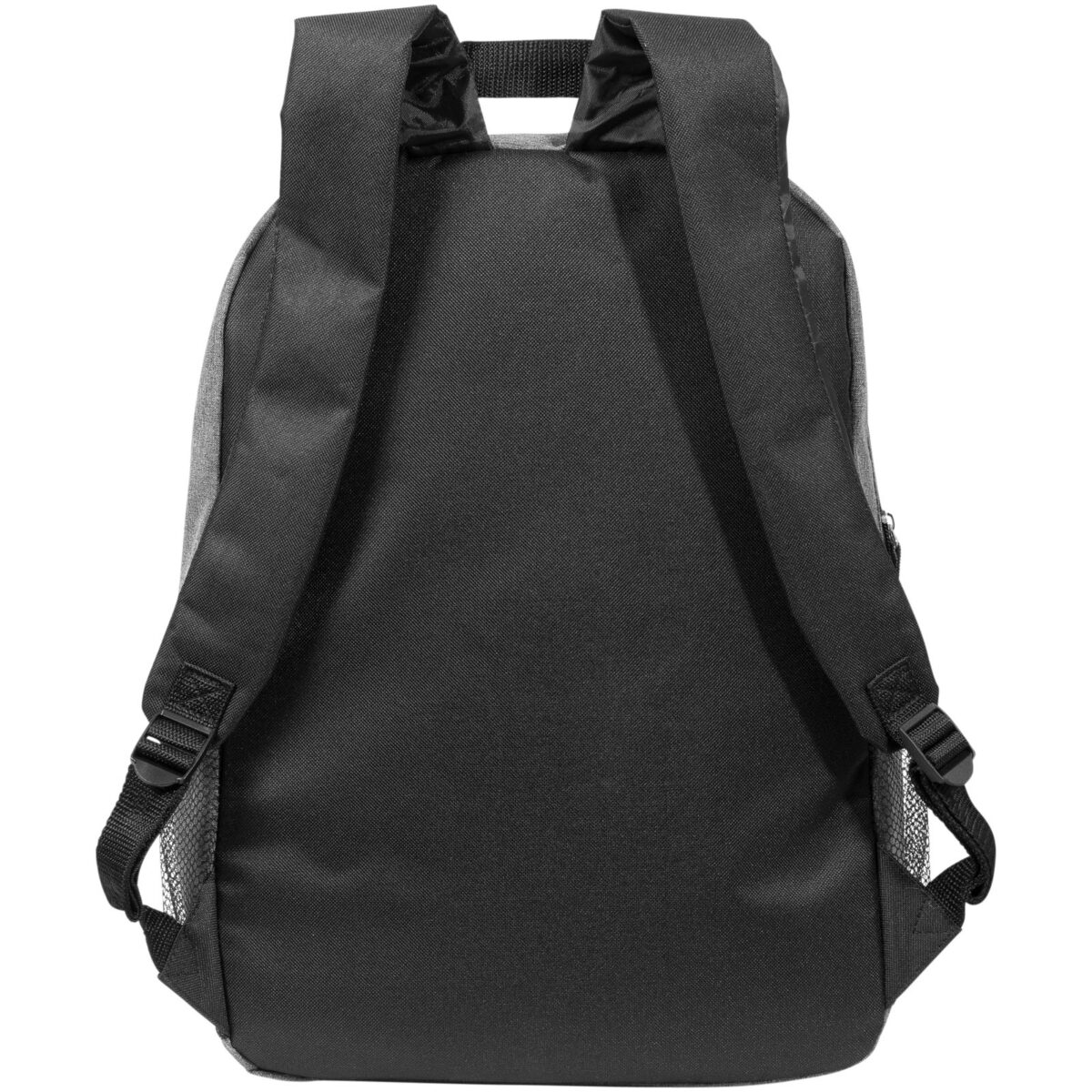 Hoss 15" laptop backpack 18L – Heather medium grey back view