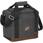 Campster 12-bottle cooler bag 13L – Charcoal with logo