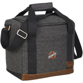 Campster 12-bottle cooler bag 13L – Charcoal with logo