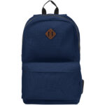 Stratta 15" laptop backpack 15L – Navy front view