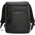 Chillpack 18-can cooler backpack 16L – Black front view