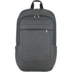 Case Logic Era 15" laptop backpack 23L – Heather grey front view