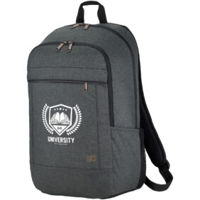 Case Logic Era 15" laptop backpack 23L – Heather grey with logo