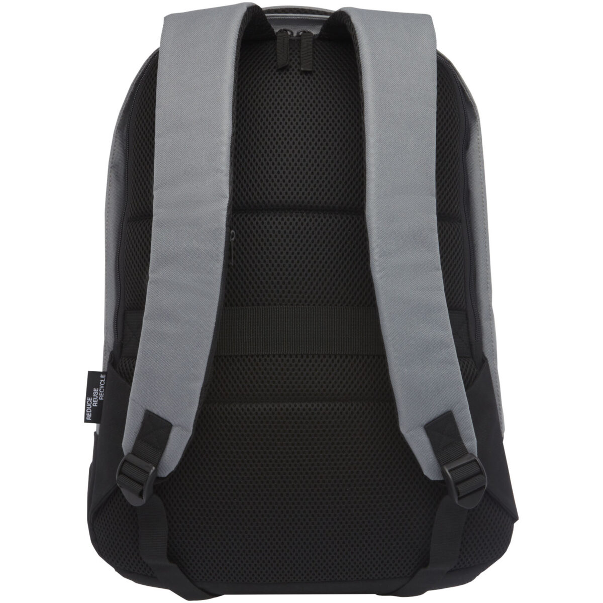 Cover GRS RPET anti-theft backpack 18L – Grey back view