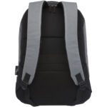 Cover GRS RPET anti-theft backpack 18L – Grey back view