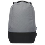 Cover GRS RPET anti-theft backpack 18L – Grey front view