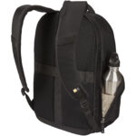 Case Logic Notion 15.6" laptop backpack 25L – Solid black back view