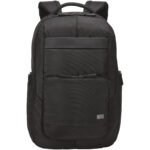 Case Logic Notion 15.6" laptop backpack 25L – Solid black front view