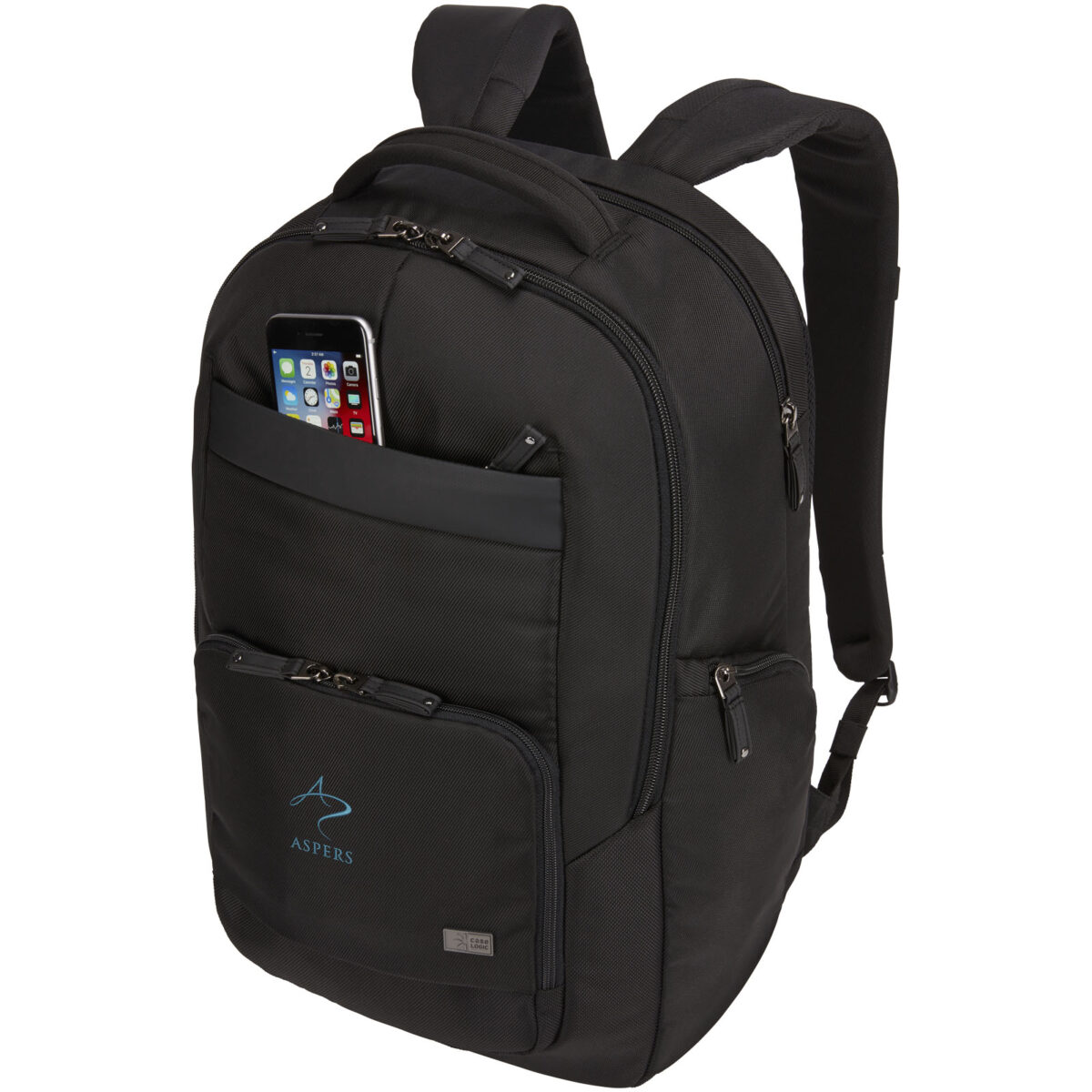 Case Logic Notion 15.6" laptop backpack 25L – Solid black with logo