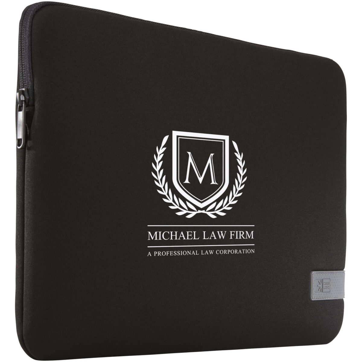 Case Logic Reflect 14" laptop sleeve – Solid black with logo