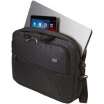 Case Logic Propel 15.6" laptop briefcase – Solid black extra view