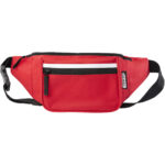 Journey GRS RPET waist bag – Red front view