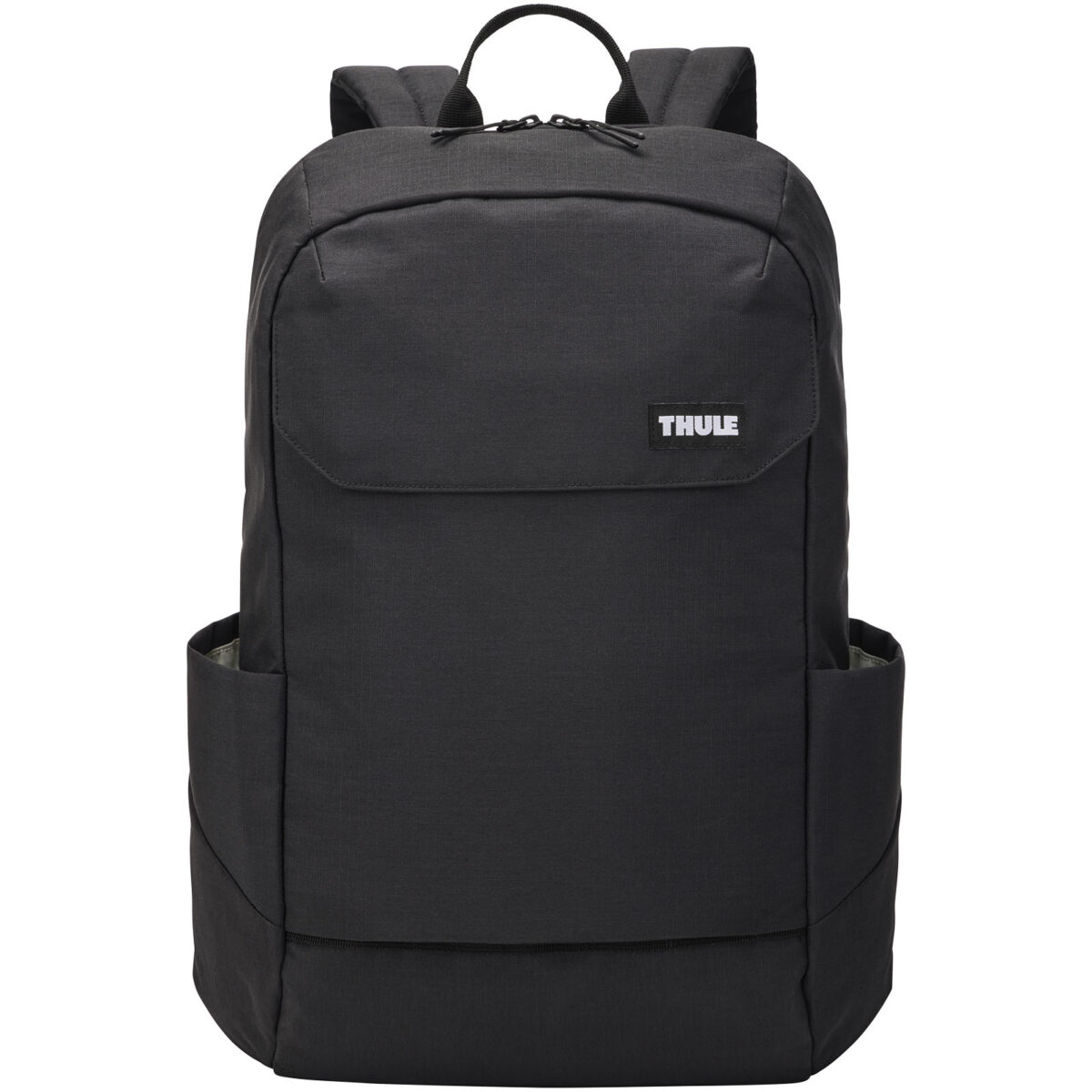 Thule Lithos backpack 20L – Solid black front view