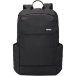 Thule Lithos backpack 20L – Solid black front view