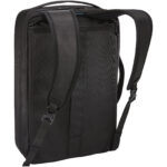 Thule Accent convertible backpack 17L – Solid black back view