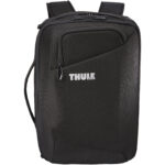 Thule Accent convertible backpack 17L – Solid black front view