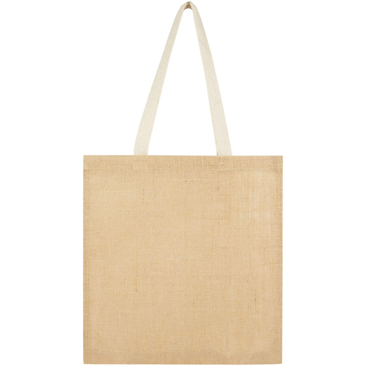 Juta 300 g/m² jute tote bag 7L – Natural front view
