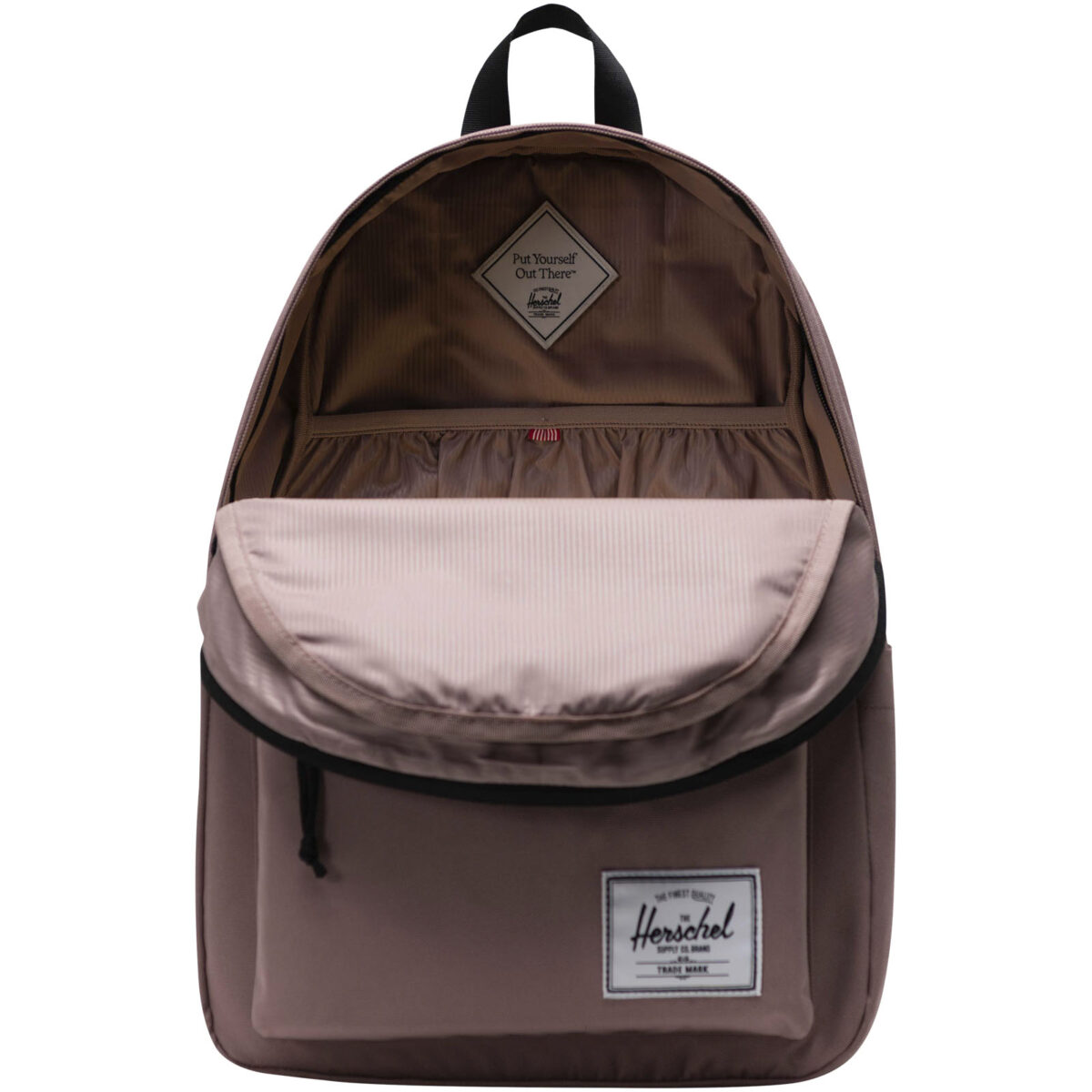 Herschel Classic™ recycled laptop backpack 26L – Rose gold front view