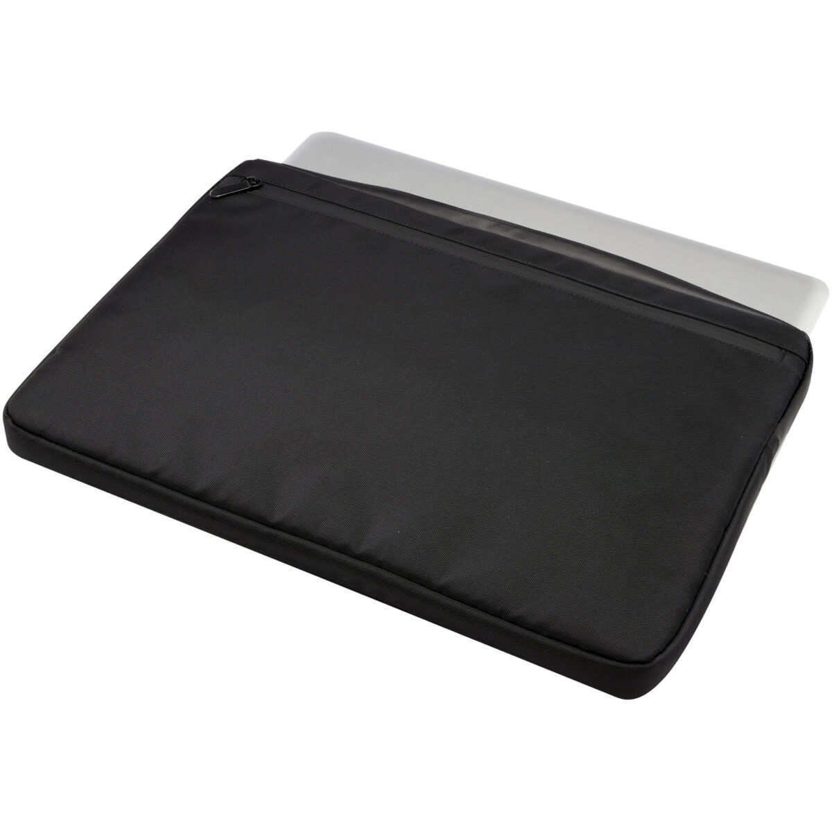 Rise 15.6" GRS recycled laptop sleeve – Solid black extra view