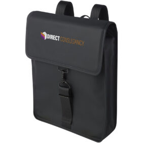 Turner backpack – Solid black with logo
