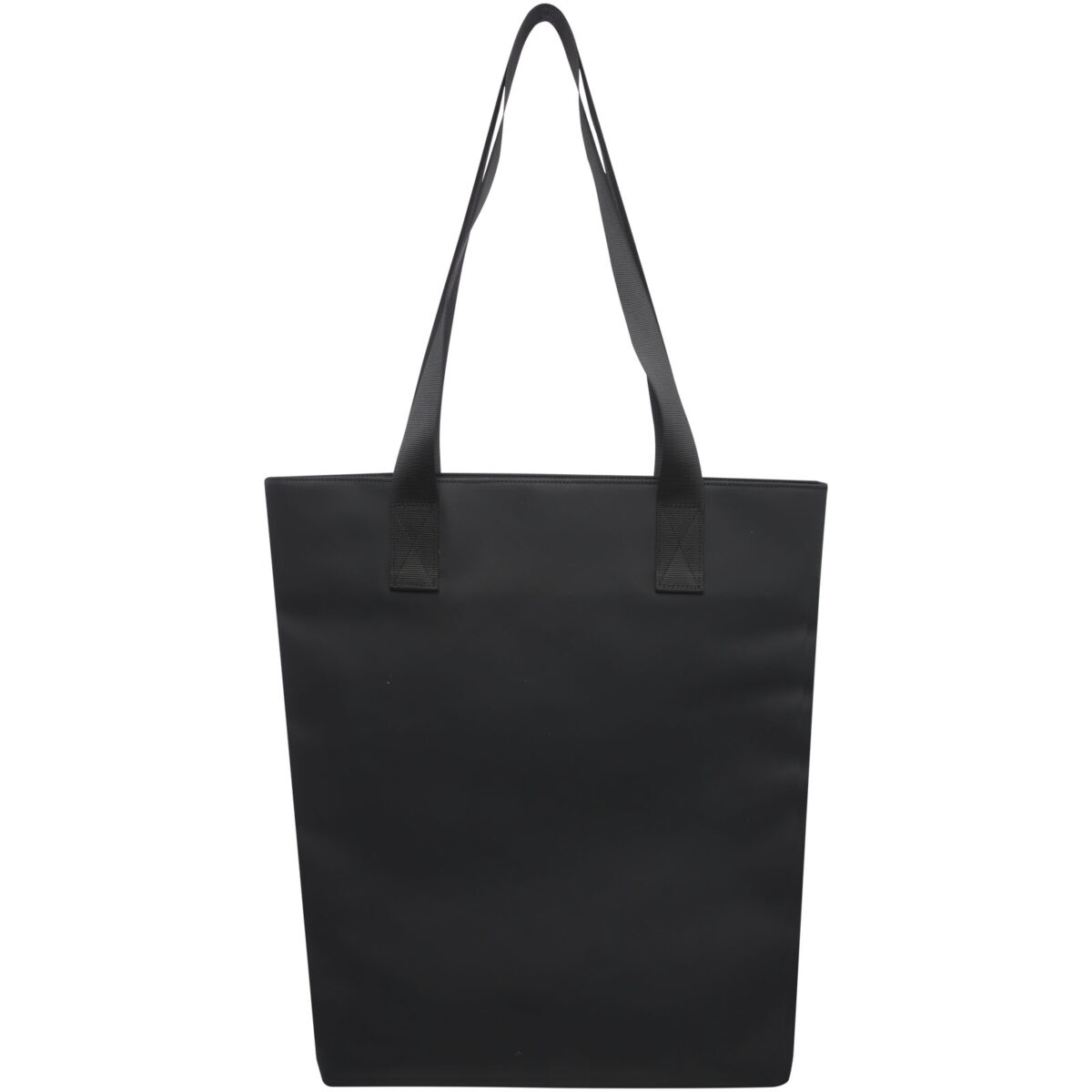 Turner tote bag – Solid black back view