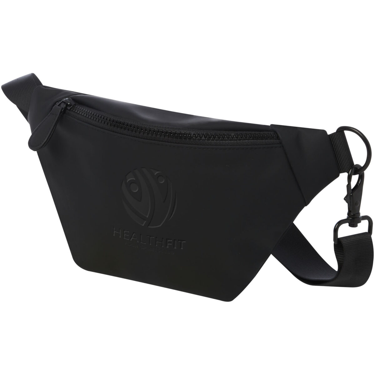 Turner waist bag – Solid black with logo