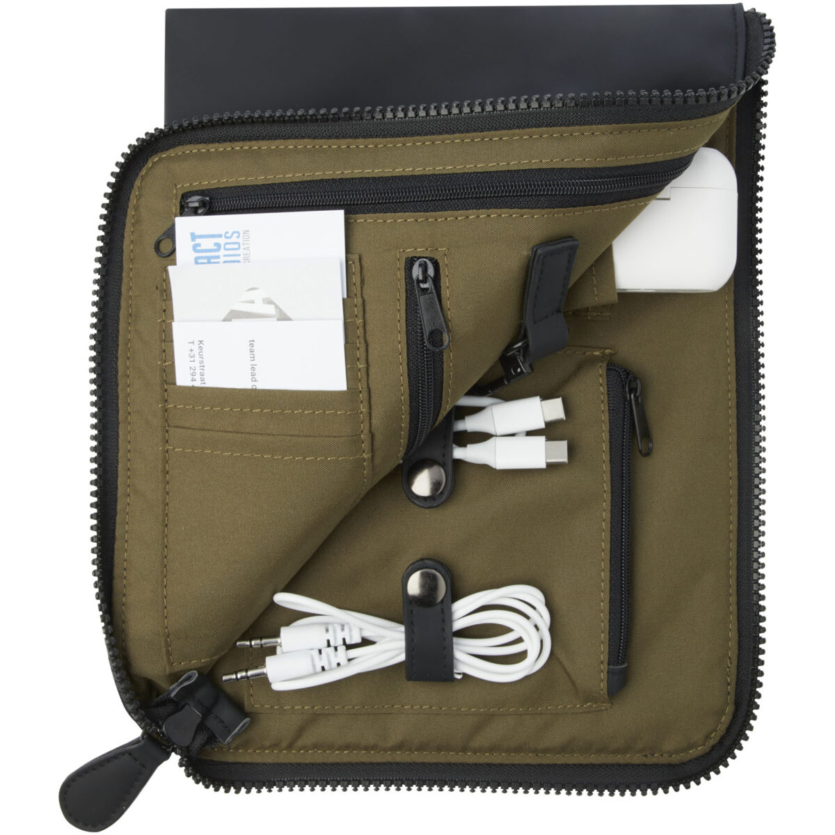 Turner organizer clutch – Solid black extra view