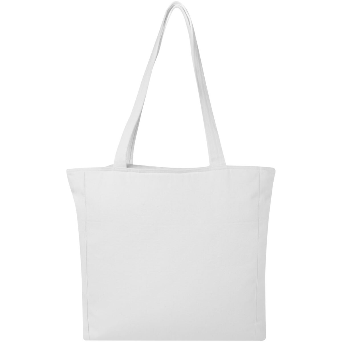 Weekender 500 g/m² Aware™ recycled tote bag – White back view