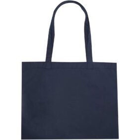 Kai GRS recycled circular tote bag – Navy front view