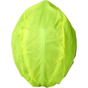 RFX™ André reflective and waterproof helmet cover – Neon yellow front view