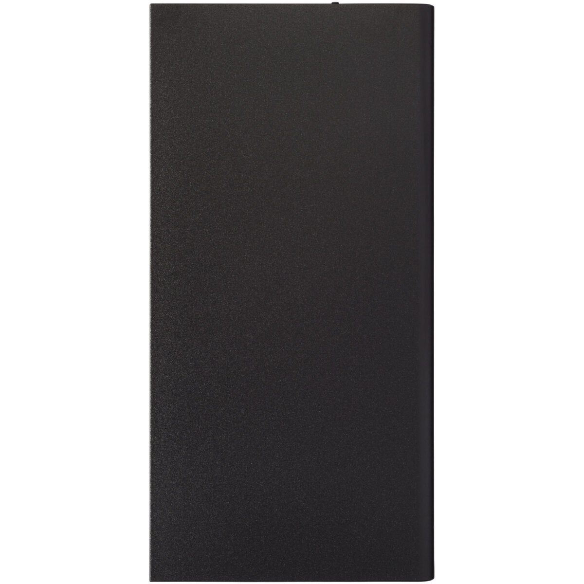 Stellar 8000 mAh solar power bank – Solid black back view