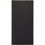 Stellar 8000 mAh solar power bank – Solid black back view