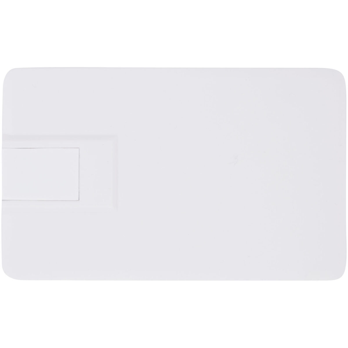 Duo slim 64GB USB drive with Type-C and USB-A 3.0 – White front view