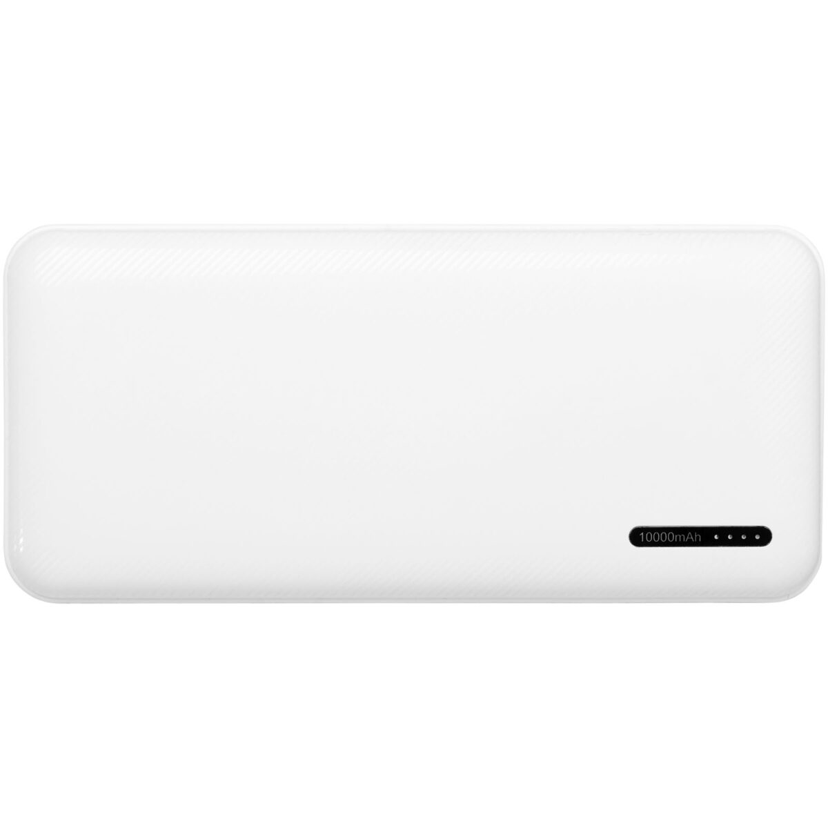 Compress 10.000 mAh high density power bank – White front view