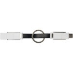One 4-in-1 cable – Solid black back view