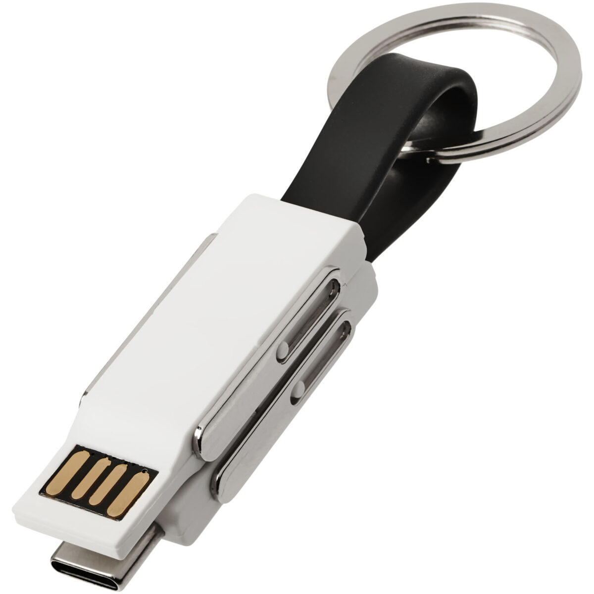 One 4-in-1 cable – Solid black extra view