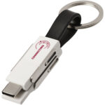 One 4-in-1 cable – Solid black with logo