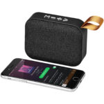 Fashion fabric Bluetooth® speaker – Solid black extra view