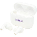 Braavos 2 True Wireless auto pair earbuds – White with logo