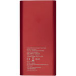 Juice 8000mAh wireless power bank – Red back view