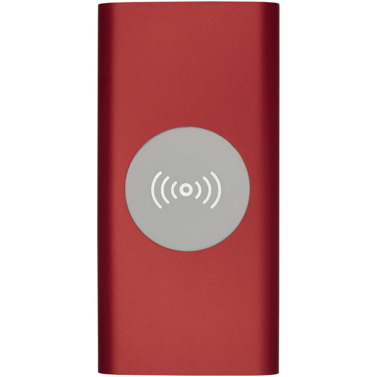 Juice 8000mAh wireless power bank – Red front view