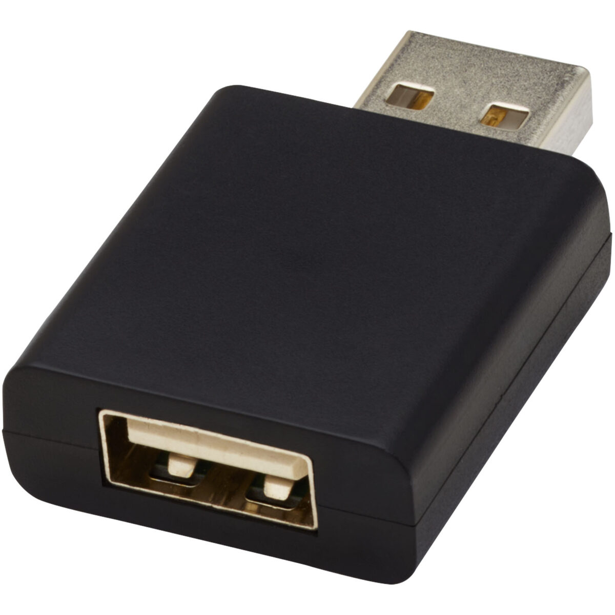 Incognito USB data blocker – Solid black extra view
