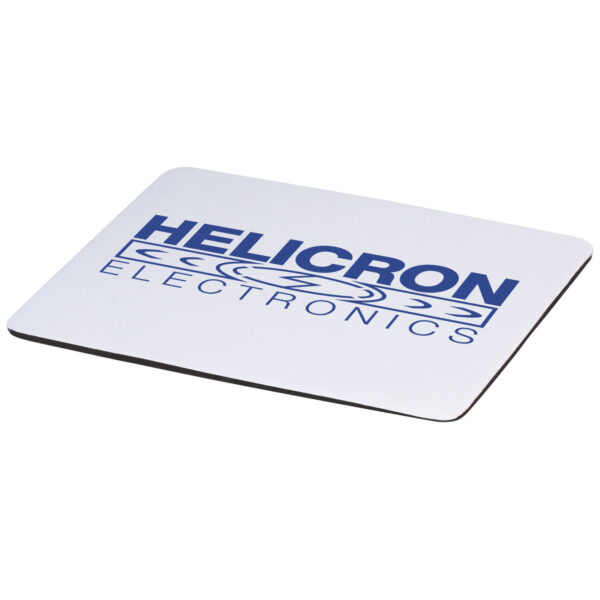 Pure mouse pad with antibacterial additive – White with logo