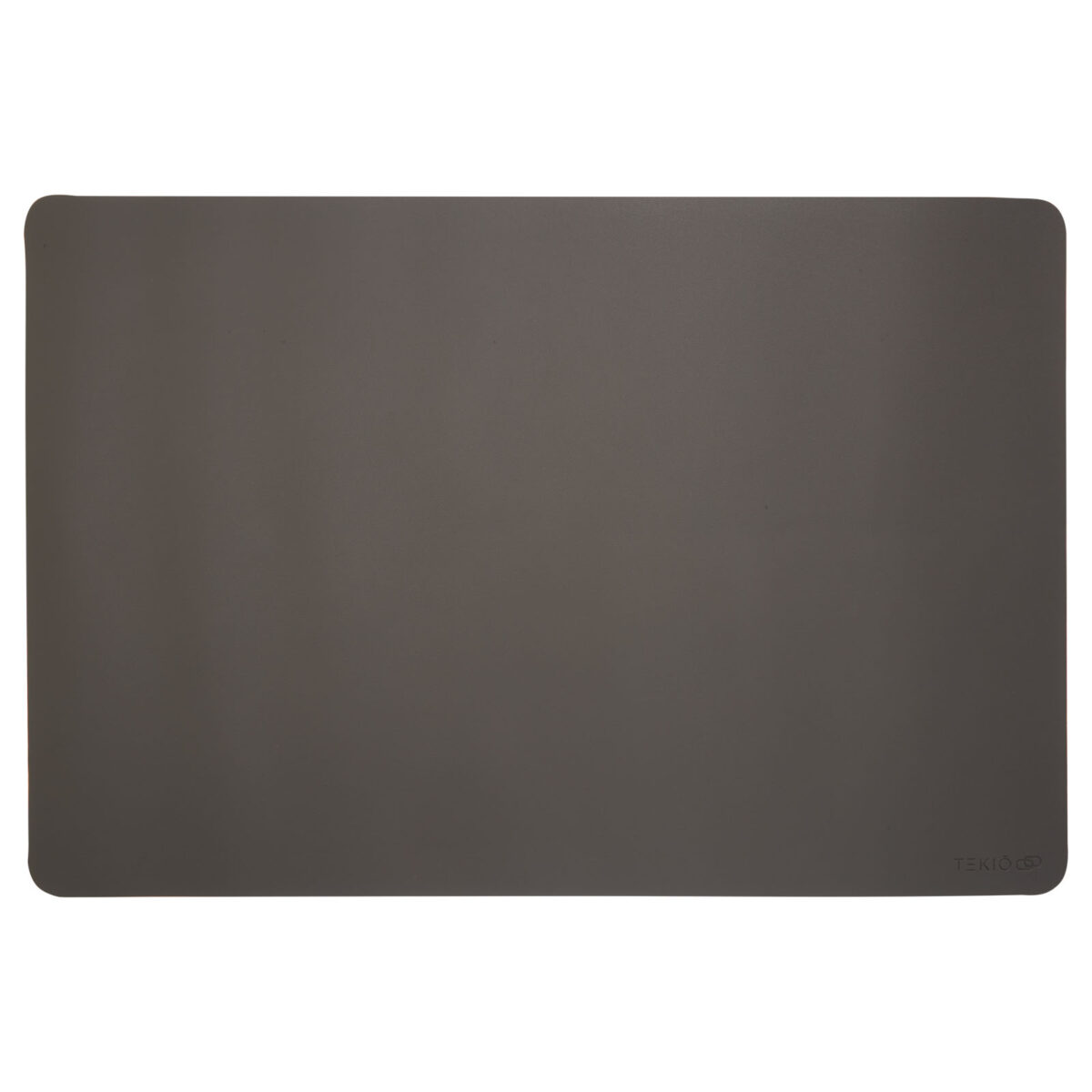 Hybrid desk pad – Dark grey front view