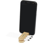 Edulis bamboo cable manager – Beige with logo
