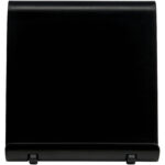 Resty phone and tablet stand – Solid black front view