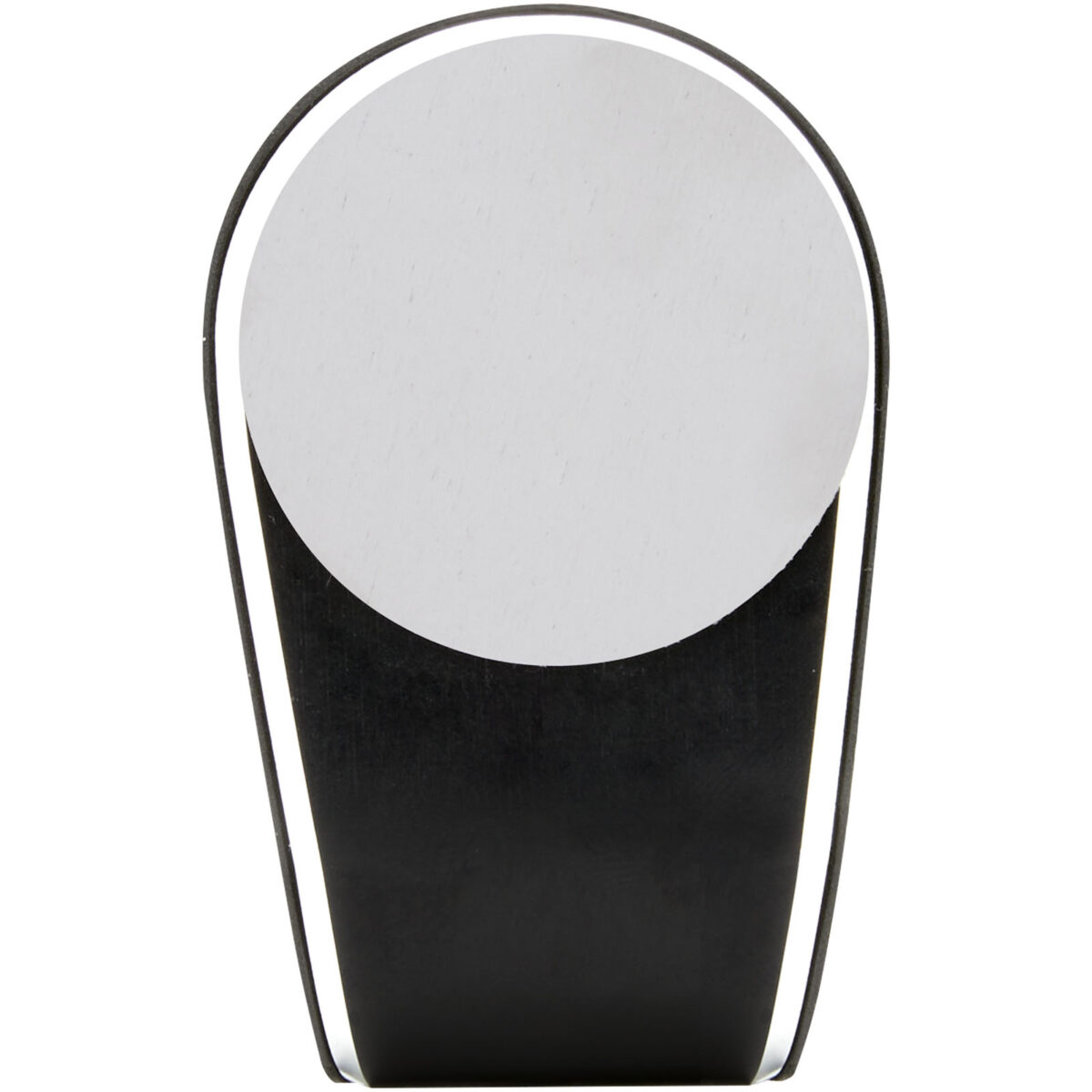 Aero magnetic phone holder – Solid black front view