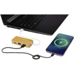 Tapas bamboo USB hub – Natural extra view
