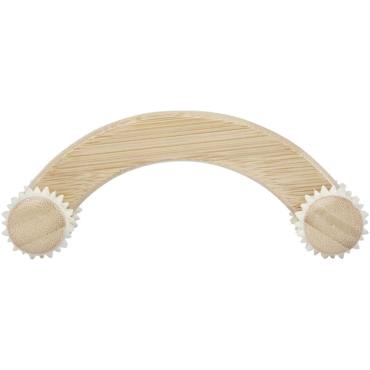 Volu bamboo massager – Natural front view